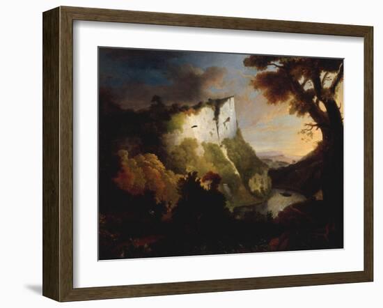 High Tor, Matlock, Derbyshire, 1756-Alexander Cozens-Framed Giclee Print