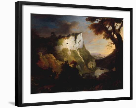 High Tor, Matlock, Derbyshire, 1756-Alexander Cozens-Framed Giclee Print