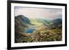 High Up In The Mountains-kirilstanchev-Framed Art Print