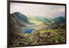 High Up In The Mountains-kirilstanchev-Framed Art Print