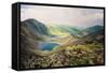 High Up In The Mountains-kirilstanchev-Framed Stretched Canvas