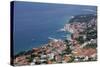 High View of Bol and Harbour, Brac Island, Dalmatian Coast, Croatia, Europe-John Miller-Stretched Canvas