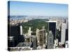High View of Central Park and Upper Manhattan, New York City, New York, USA-Amanda Hall-Stretched Canvas