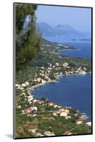 High View of Coastline, Viganj, Peljesac Peninsula, Croatia, Europe-John Miller-Mounted Photographic Print