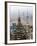 High View of Jinmao (Jin Mao) Tower and Oriental Pearl Tower, Shanghai, China, Asia-Amanda Hall-Framed Photographic Print