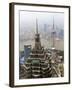 High View of Jinmao (Jin Mao) Tower and Oriental Pearl Tower, Shanghai, China, Asia-Amanda Hall-Framed Photographic Print