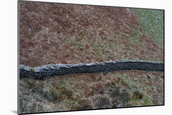 High View of Stone Wall-Clive Nolan-Mounted Photographic Print