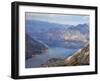 High View of the Fjord at Kotor Bay, Kotor, UNESCO World Heritage Site, Montenegro, Europe-Martin Child-Framed Photographic Print