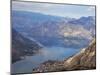 High View of the Fjord at Kotor Bay, Kotor, UNESCO World Heritage Site, Montenegro, Europe-Martin Child-Mounted Photographic Print