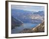 High View of the Fjord at Kotor Bay, Kotor, UNESCO World Heritage Site, Montenegro, Europe-Martin Child-Framed Photographic Print