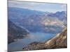 High View of the Fjord at Kotor Bay, Kotor, UNESCO World Heritage Site, Montenegro, Europe-Martin Child-Mounted Photographic Print