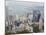 High View of the Hong Kong Island Skyline and Victoria Harbour from Victoria Peak, Hong Kong, China-Amanda Hall-Mounted Photographic Print