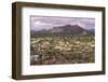 High Viewpoint of Arizona North Scottsdale,Cavecreek Community with Mountain in Background.-BCFC-Framed Photographic Print