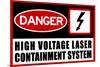 High Voltage Laser Containment System-null-Mounted Art Print