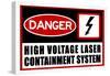 High Voltage Laser Containment System-null-Framed Poster