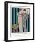 High-Waisted Clinging Gown-Georges Barbier-Framed Photographic Print