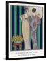 High-Waisted Clinging Gown-Georges Barbier-Framed Photographic Print