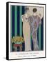 High-Waisted Clinging Gown-Georges Barbier-Framed Stretched Canvas