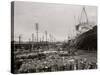 High Water at New Orleans, La., Levee, March 21, 1903-null-Stretched Canvas