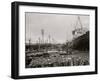 High Water at New Orleans, La., Levee, March 21, 1903-null-Framed Photo
