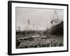 High Water at New Orleans, La., Levee, March 21, 1903-null-Framed Photo