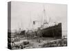 High Water at New Orleans, La., Levee, March 21, 1903-null-Stretched Canvas