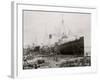 High Water at New Orleans, La., Levee, March 21, 1903-null-Framed Photo