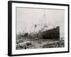 High Water at New Orleans, La., Levee, March 21, 1903-null-Framed Photo