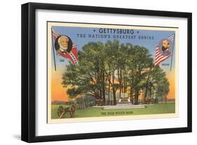 High Water Mark, Gettysburg, Pennsylvania-null-Framed Art Print