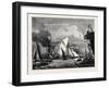 High-Water Time in the Pool-George Henry Andrews-Framed Giclee Print