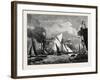 High-Water Time in the Pool-George Henry Andrews-Framed Giclee Print