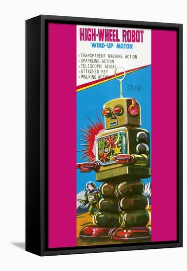 High-Wheeled Robot-null-Framed Stretched Canvas
