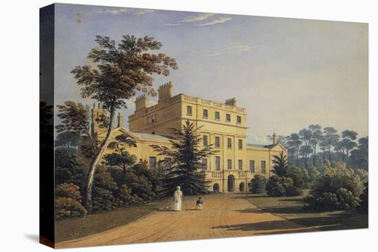 Higham House in Woodford-John Varley-Stretched Canvas