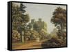 Higham House in Woodford-John Varley-Framed Stretched Canvas