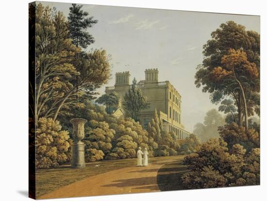 Higham House in Woodford-John Varley-Stretched Canvas