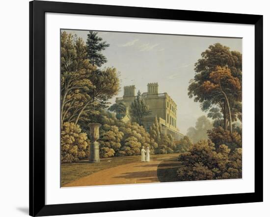 Higham House in Woodford-John Varley-Framed Giclee Print