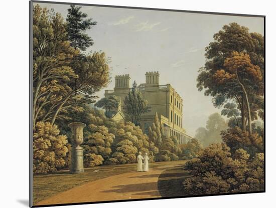 Higham House in Woodford-John Varley-Mounted Giclee Print