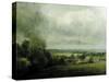 Higham Village am Flusse Stour, c.1804-John Constable-Stretched Canvas