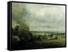 Higham Village am Flusse Stour, c.1804-John Constable-Framed Stretched Canvas