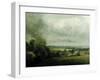 Higham Village am Flusse Stour, c.1804-John Constable-Framed Premium Giclee Print