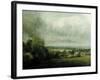 Higham Village am Flusse Stour, c.1804-John Constable-Framed Giclee Print