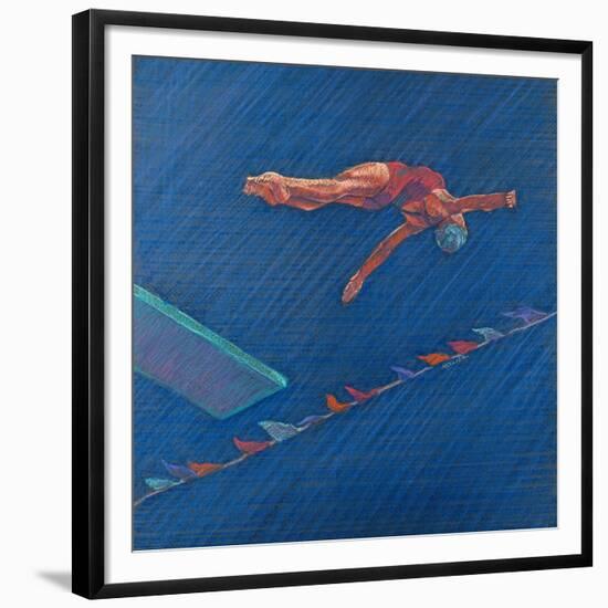 Highboard Diver-Patti Mollica-Framed Giclee Print