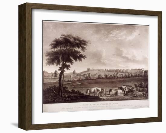 Highbury Place, Highbury, Islington, London, 1787-Robert Pollard-Framed Giclee Print