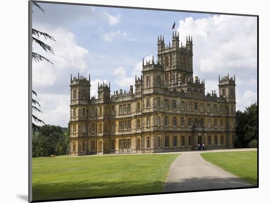 Highclere Castle, Home of Earl of Carnarvon, Location for BBC's Downton Abbey, Hampshire, England-James Emmerson-Mounted Photographic Print