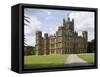 Highclere Castle, Home of Earl of Carnarvon, Location for BBC's Downton Abbey, Hampshire, England-James Emmerson-Framed Stretched Canvas
