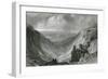 Highcup Gill, Lake District-Thomas Allom-Framed Art Print