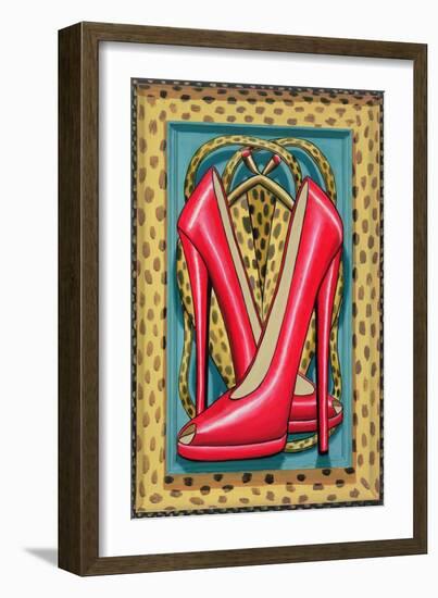 Higher Heels, 2010-PJ Crook-Framed Giclee Print