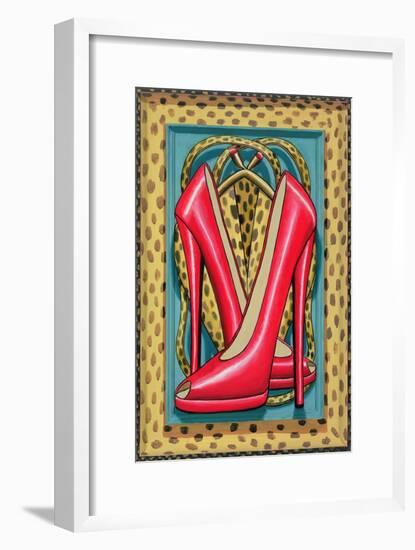 Higher Heels, 2010-PJ Crook-Framed Giclee Print