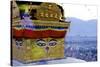 Higher View of the Buddhist Stupa-Simon Montgomery-Stretched Canvas