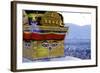 Higher View of the Buddhist Stupa-Simon Montgomery-Framed Photographic Print